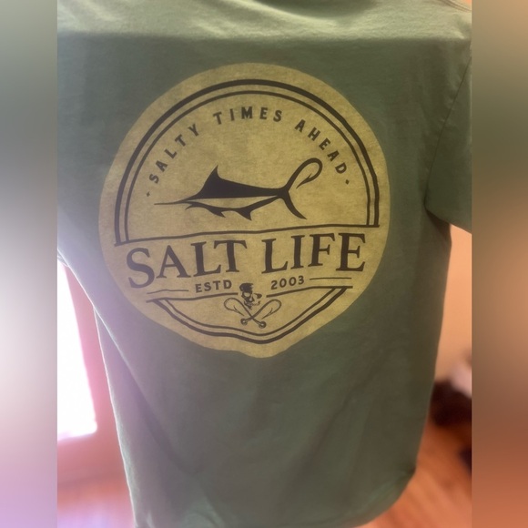 Salt Life pocket tee size SML in GUC - Picture 1 of 5